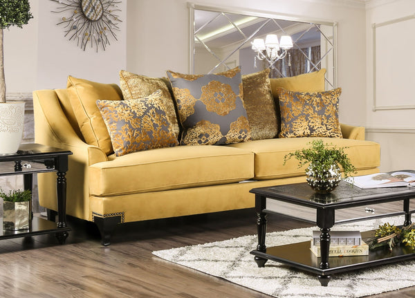 VISCONTTI - Sofa, Gold - SM2201-SF