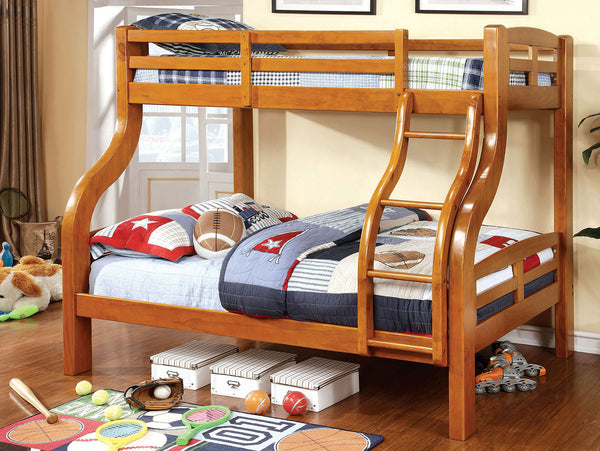 SOLPINE - Twin/Full Bunk Bed - CM-BK618-BED