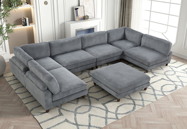 DAGENHAM - Sectional - FM6800GY-A