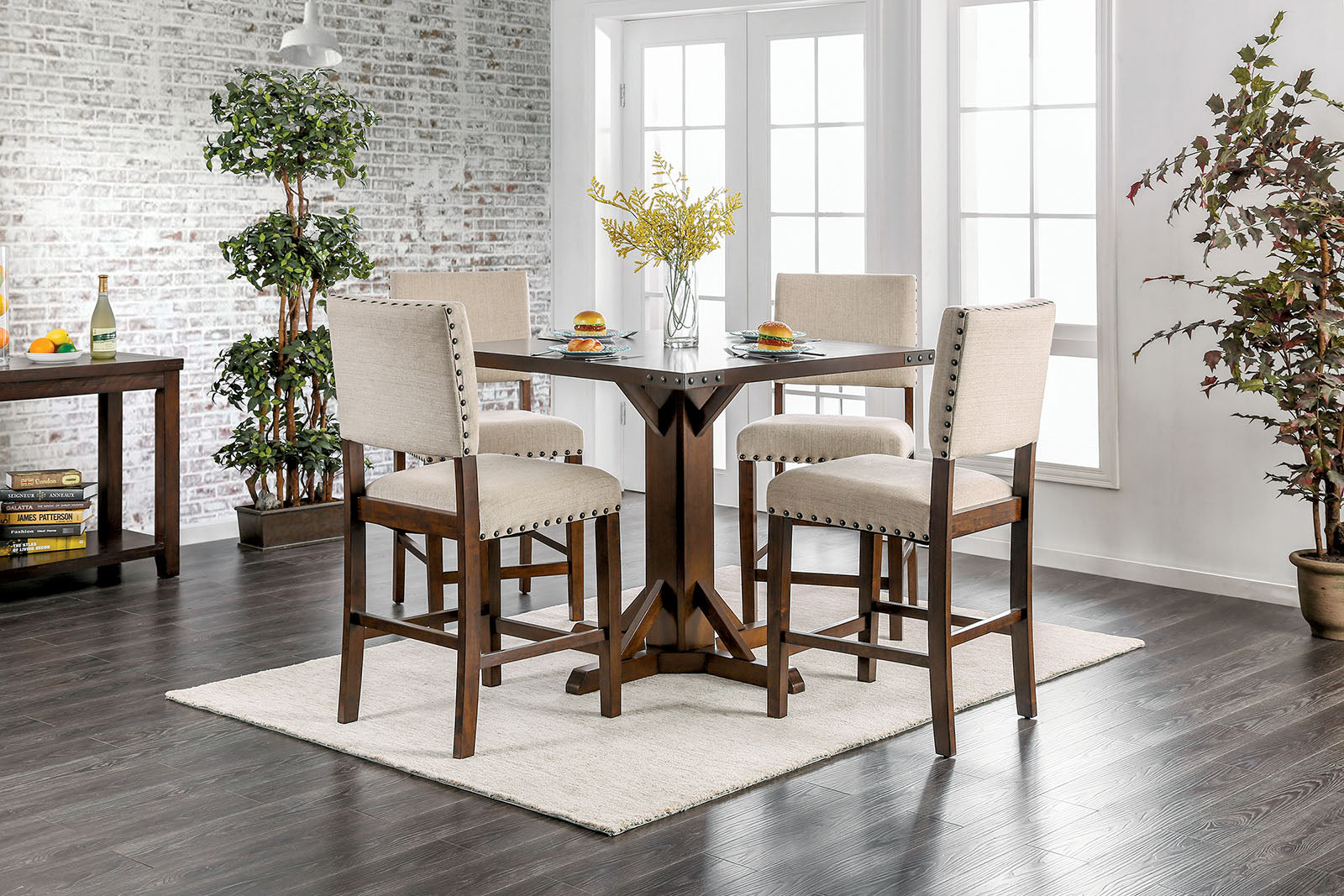 GLENBROOK - 5 Pc. Counter Ht. Table Set - CM3018PT-5PC