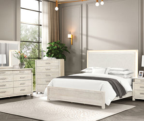 LAFAYETTE - E.King Bed, Weathered Gray - FM71501GY-EK-BED