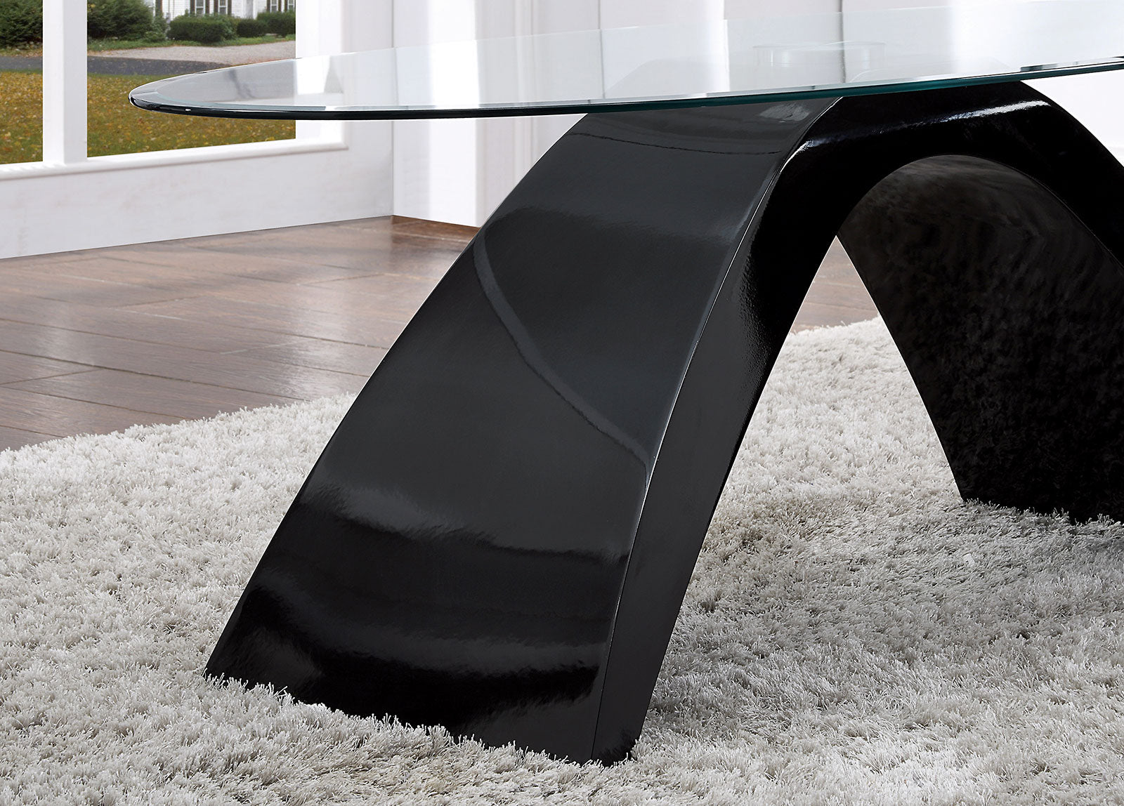 NAHARA - Coffee Table, Black - FOA4042BK-C-TABLE