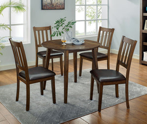 BLACKWOOD - 5 Pc. Round Dining Table Set