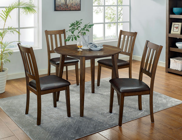 BLACKWOOD - 5 Pc. Round Dining Table Set - CM3771RT-5PK