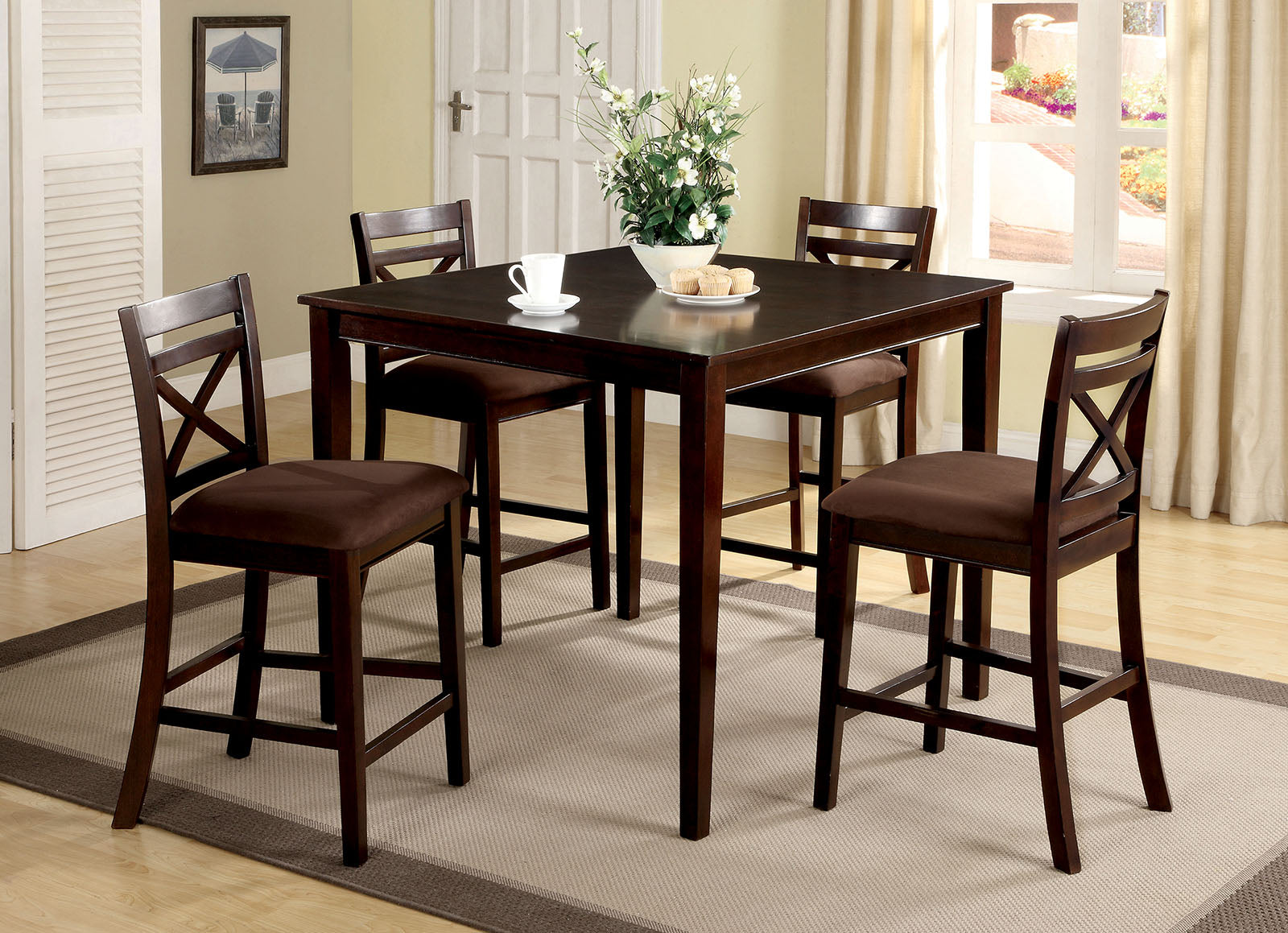 WESTON I - 5 Pc. Counter Ht. Table Set - CM3400PT-5PK