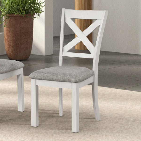 FERRONE - Side Chair (2/CTN) - FM3429WH-SC-2PK