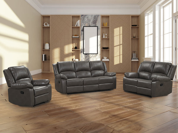 LETHA - Sofa + Loveseat - NX6008GY-2PC