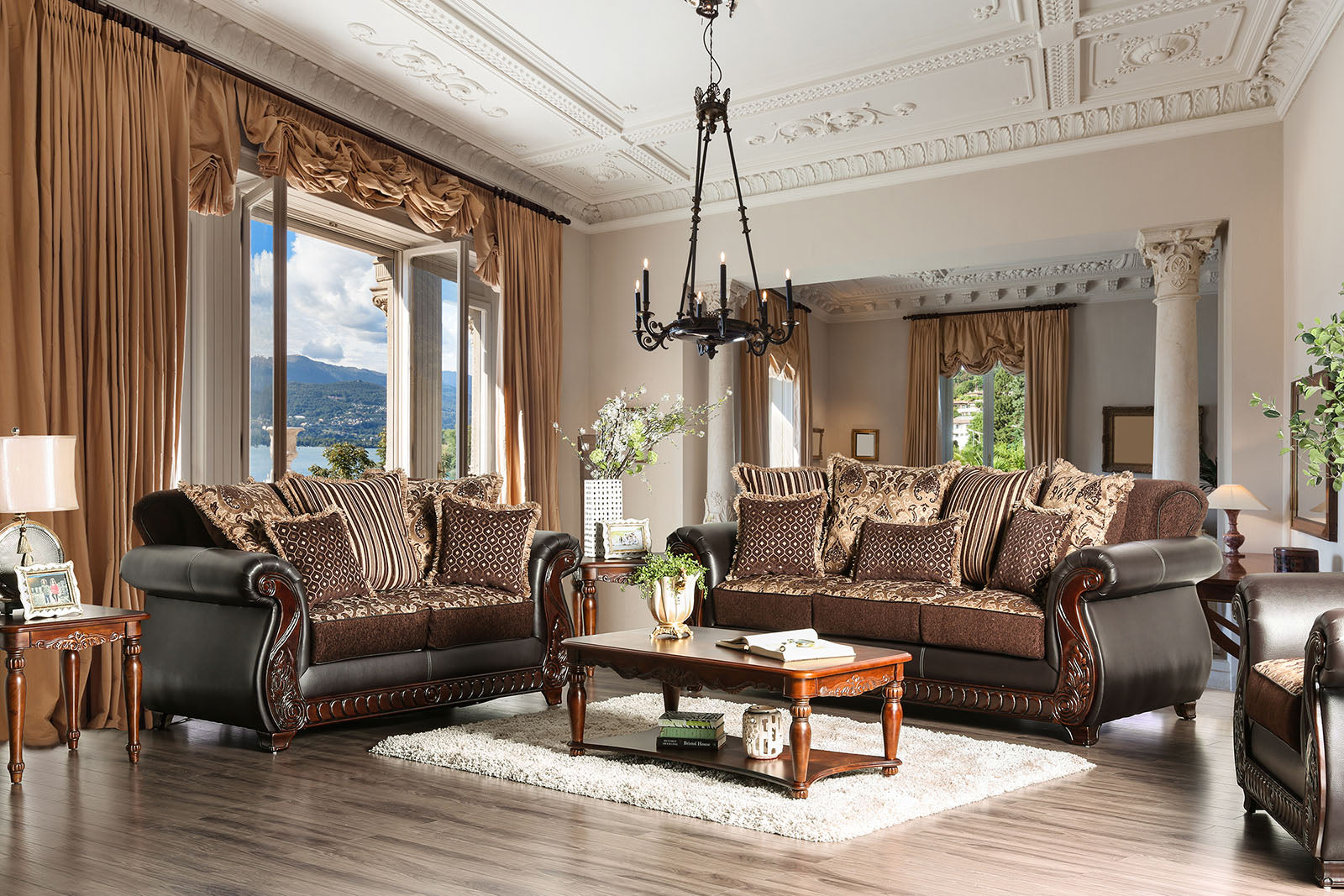 FRANKLIN - Sofa, Dark Brown - SM6106N-SF
