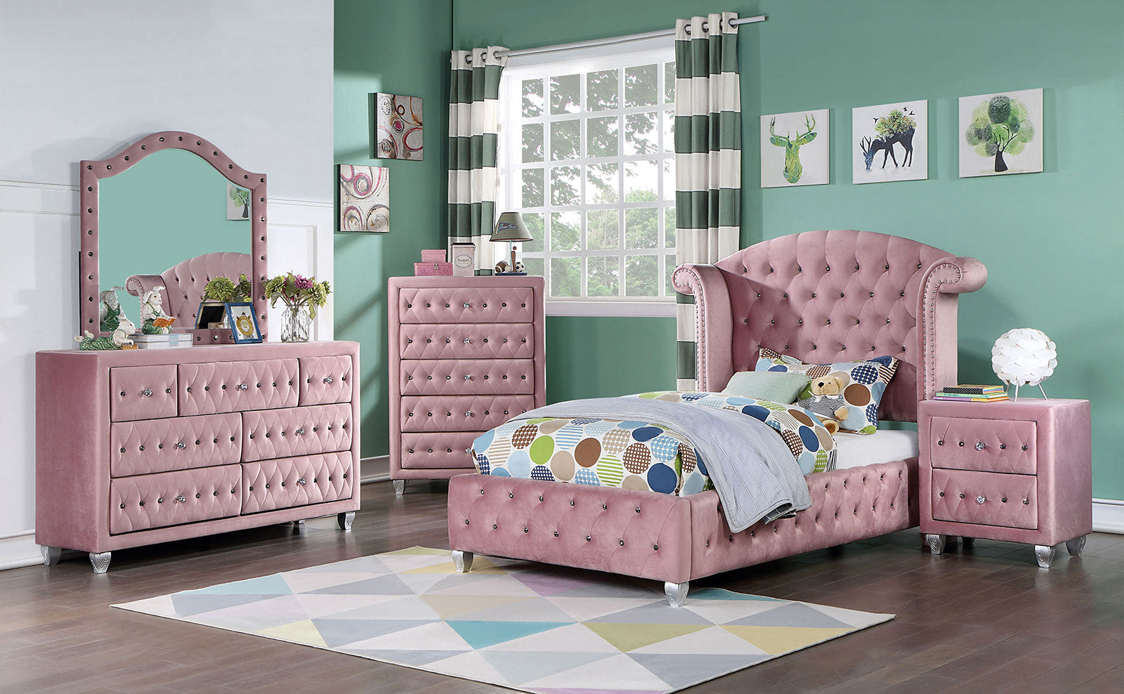 ZOHAR - Twin Bed - CM7130PK-T-BED