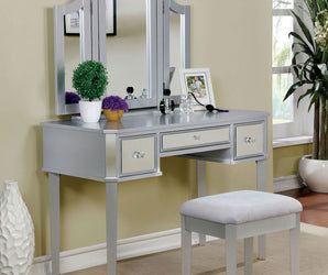 CLARISSE - Vanity w/ Stool - CM-DK6148SV