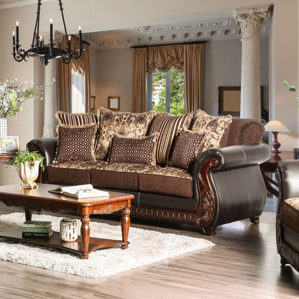 FRANKLIN - Sofa, Dark Brown - SM6106N-SF