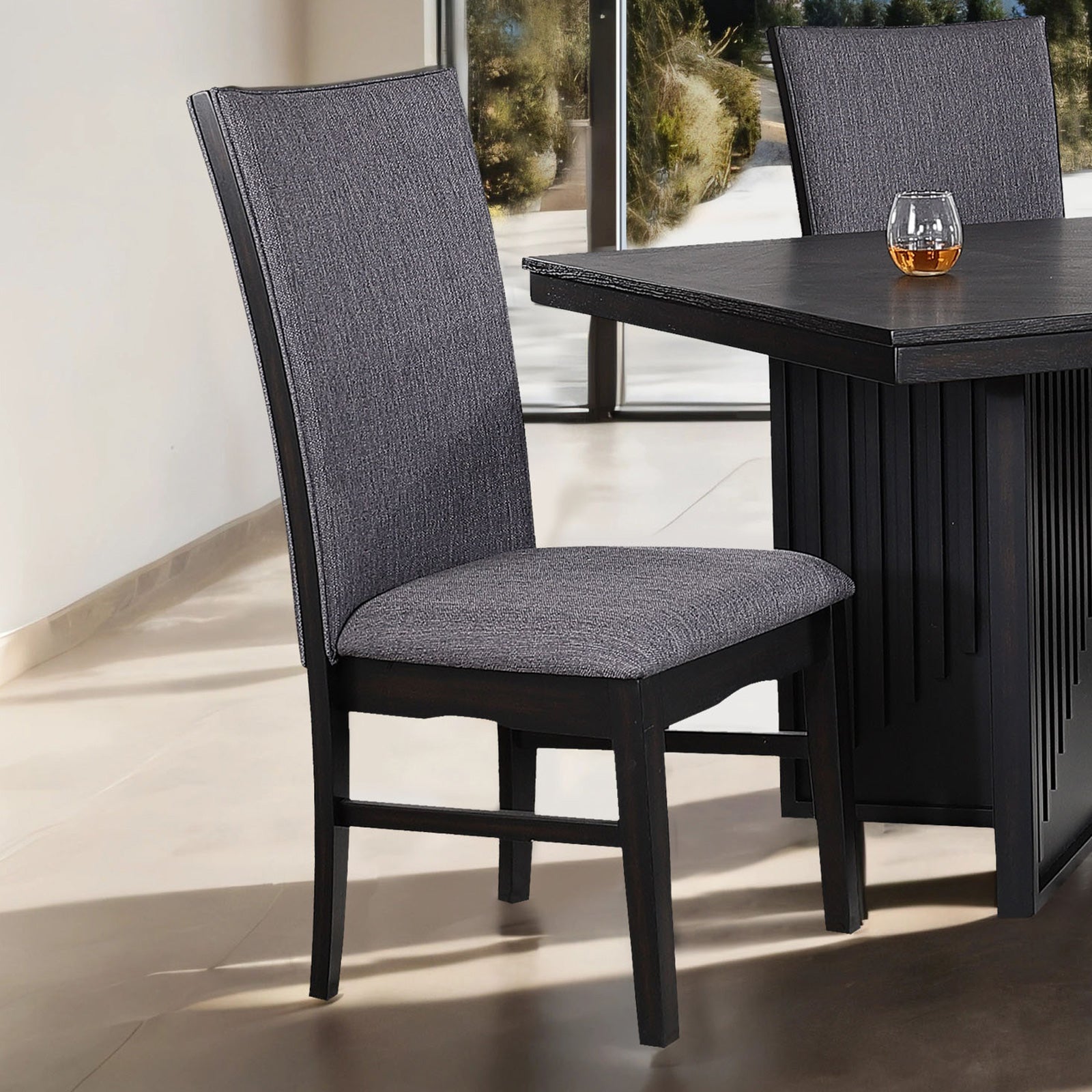 EASINGWOLD - Side Chair (2/CTN) - FM3231BK-SC-2PK