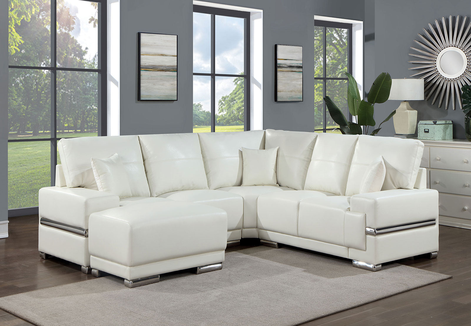 ALTHEA - Ottoman - CM6410WH-OT