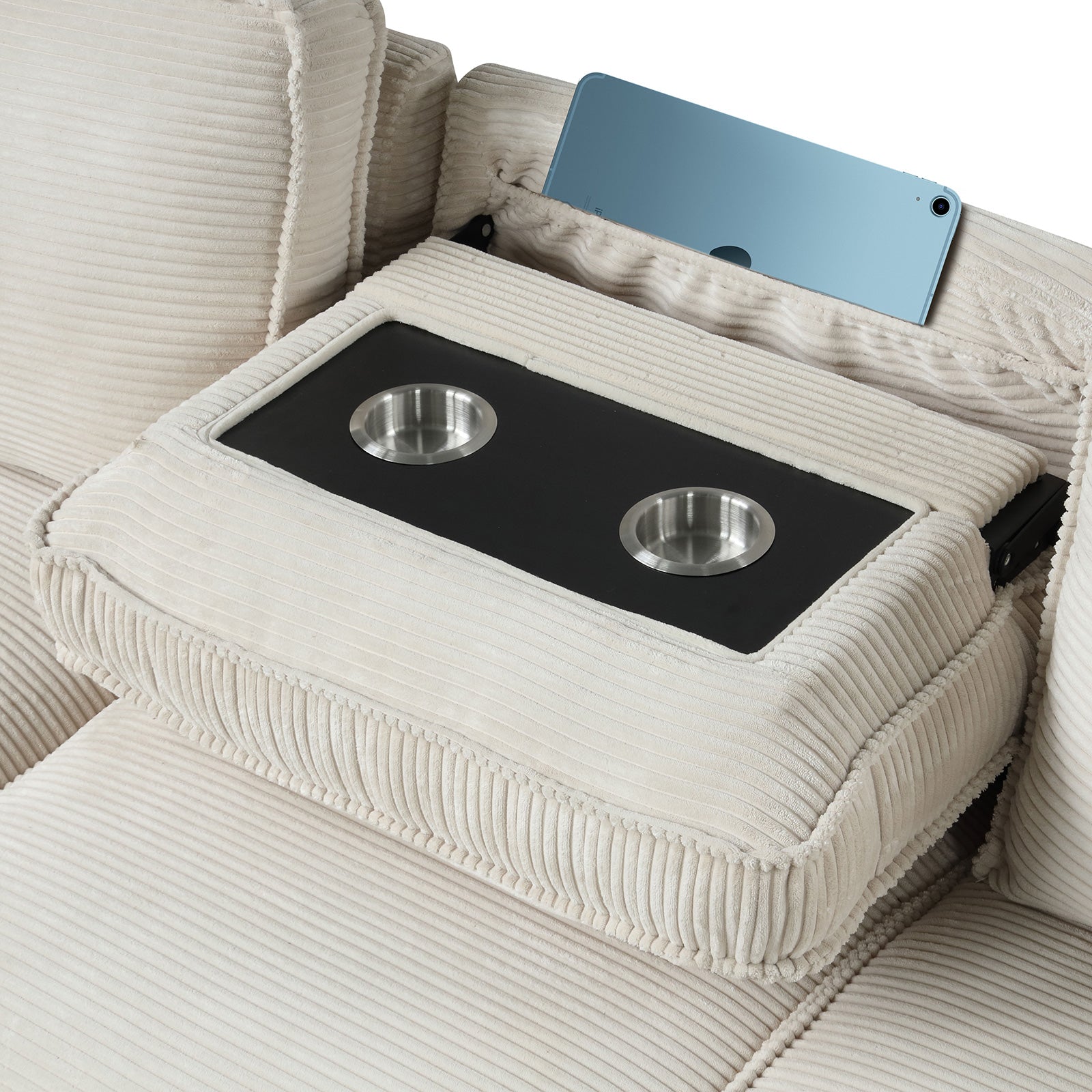 WINSFORD - Sectional Reversible Chaise Storage - FM6967BG-SECT