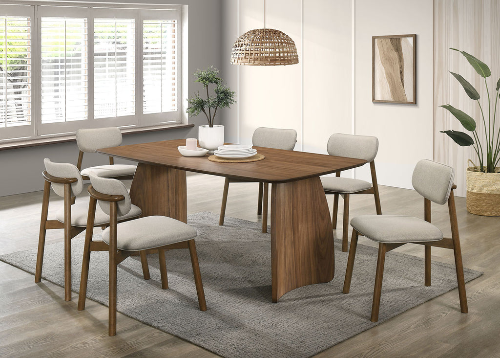 ALNWICK - 7 Pc. Dining Table Set - FM3217WN-T-7PC