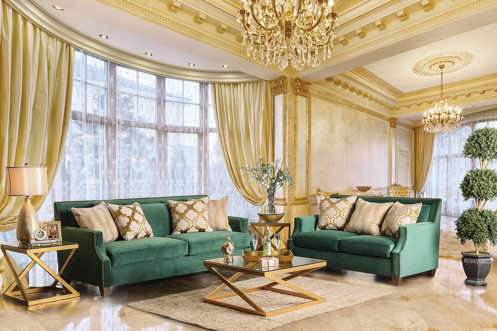 VERDANTE - Sofa + Loveseat - SM2271-2PC
