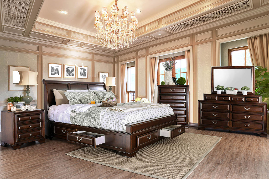 BRANDT - 4 Pc. Queen Bedroom Set - CM7302CH-Q-4PC