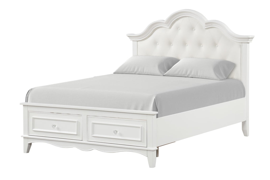 NAUCALPAN - 4 Pc. Queen Bedroom Set - FM7456WH-Q-4PC
