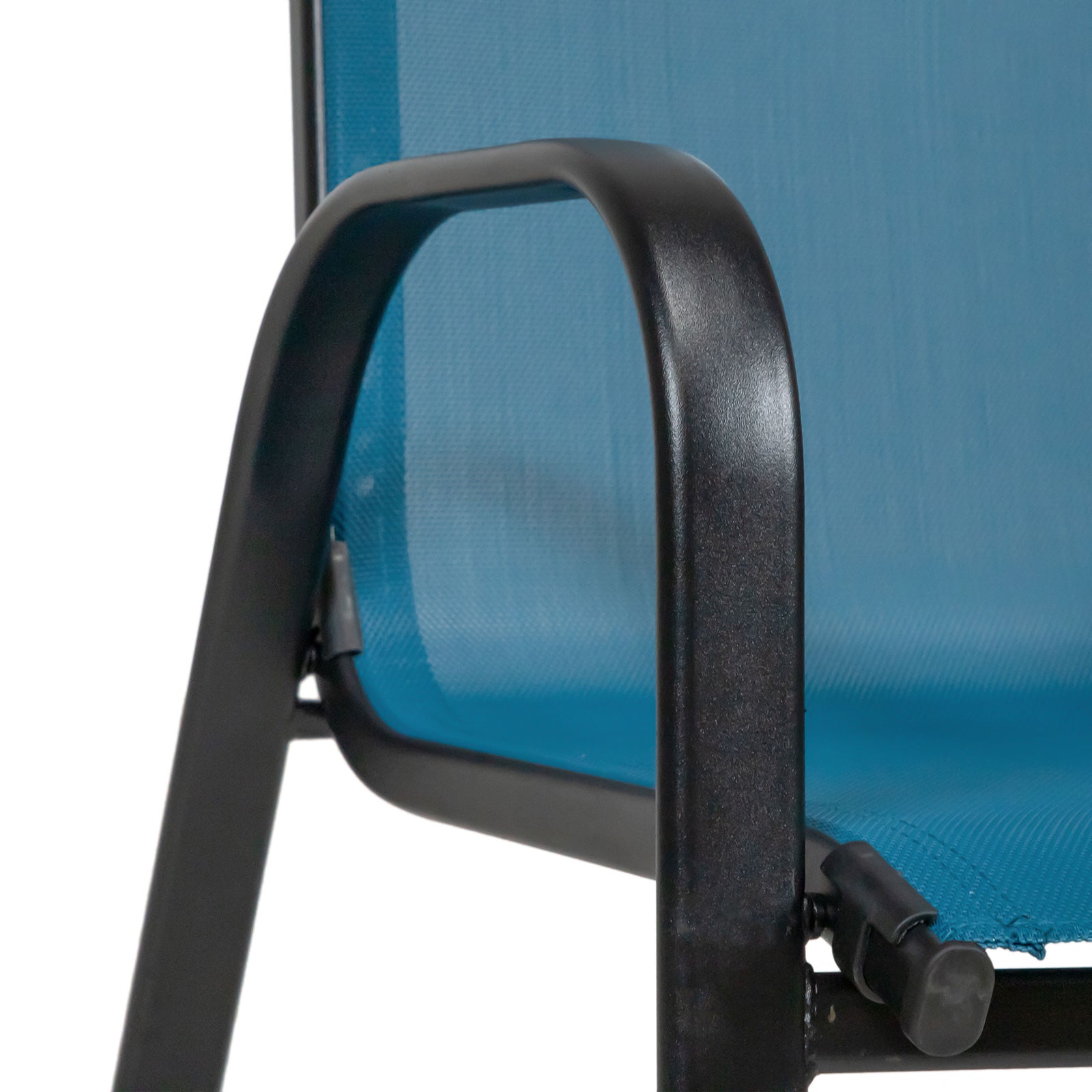 PIERRO - Stacking Chair (28/Stack), Blue - LA-D013BL-28PK