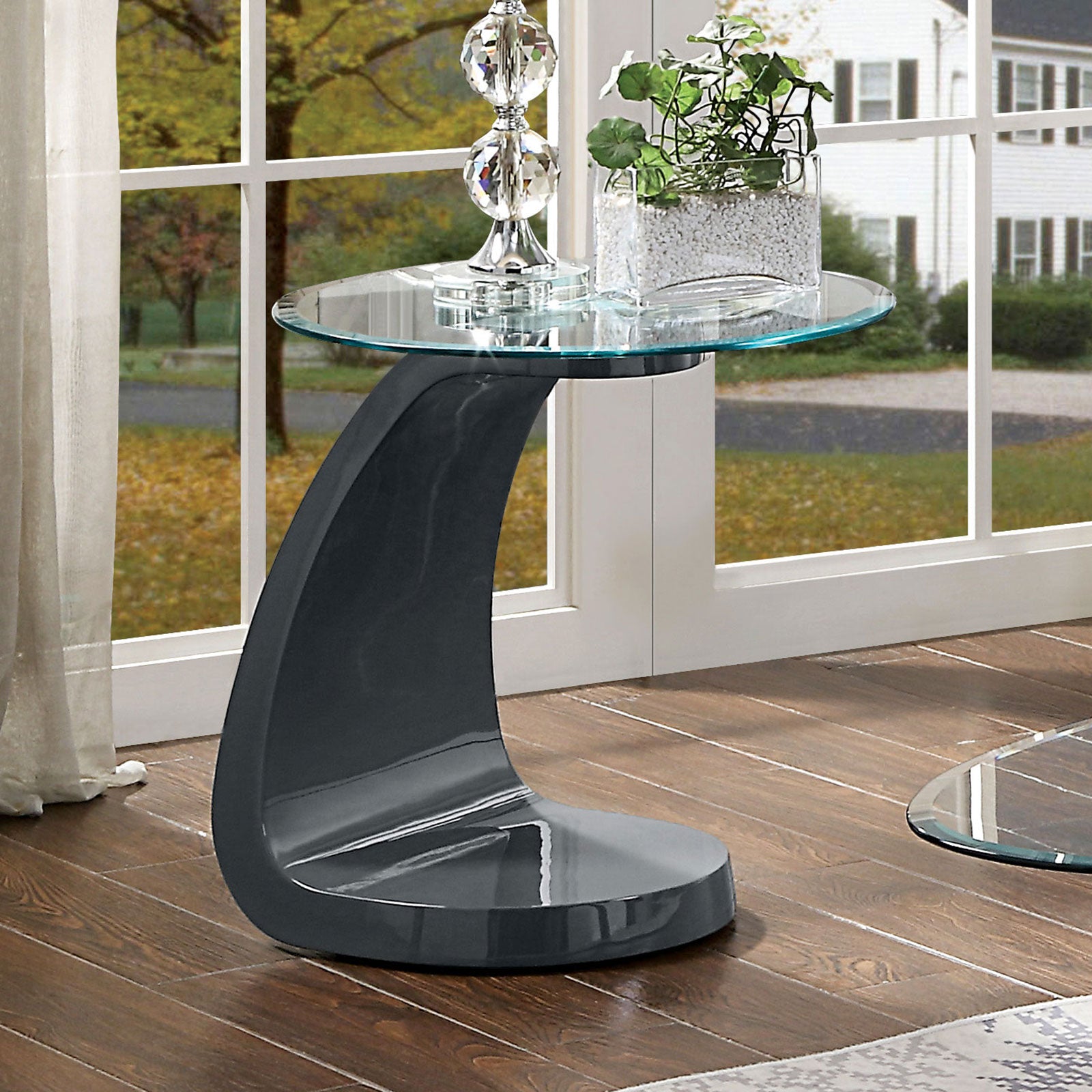 NAHARA - End Table, Gray - FOA4042GY-E-TABLE