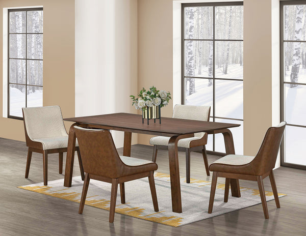 VIKEN - 7 Pc. Dining Table Set - FM3213WN-T-7PC