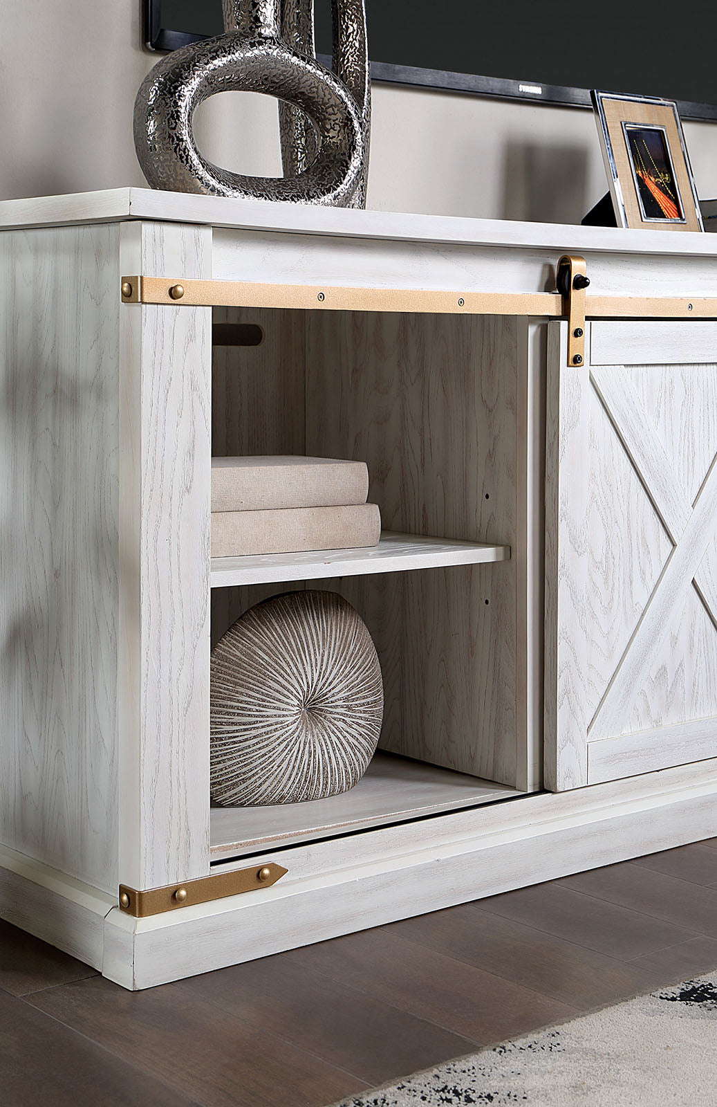 BORREGO - TV Stand - CM5018WH-TV-72
