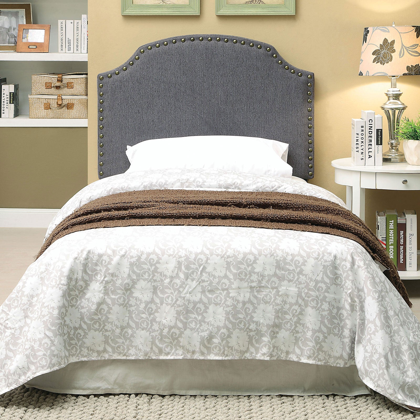 HASSELT - King Headboard - CM7880GY-HB-K-VN