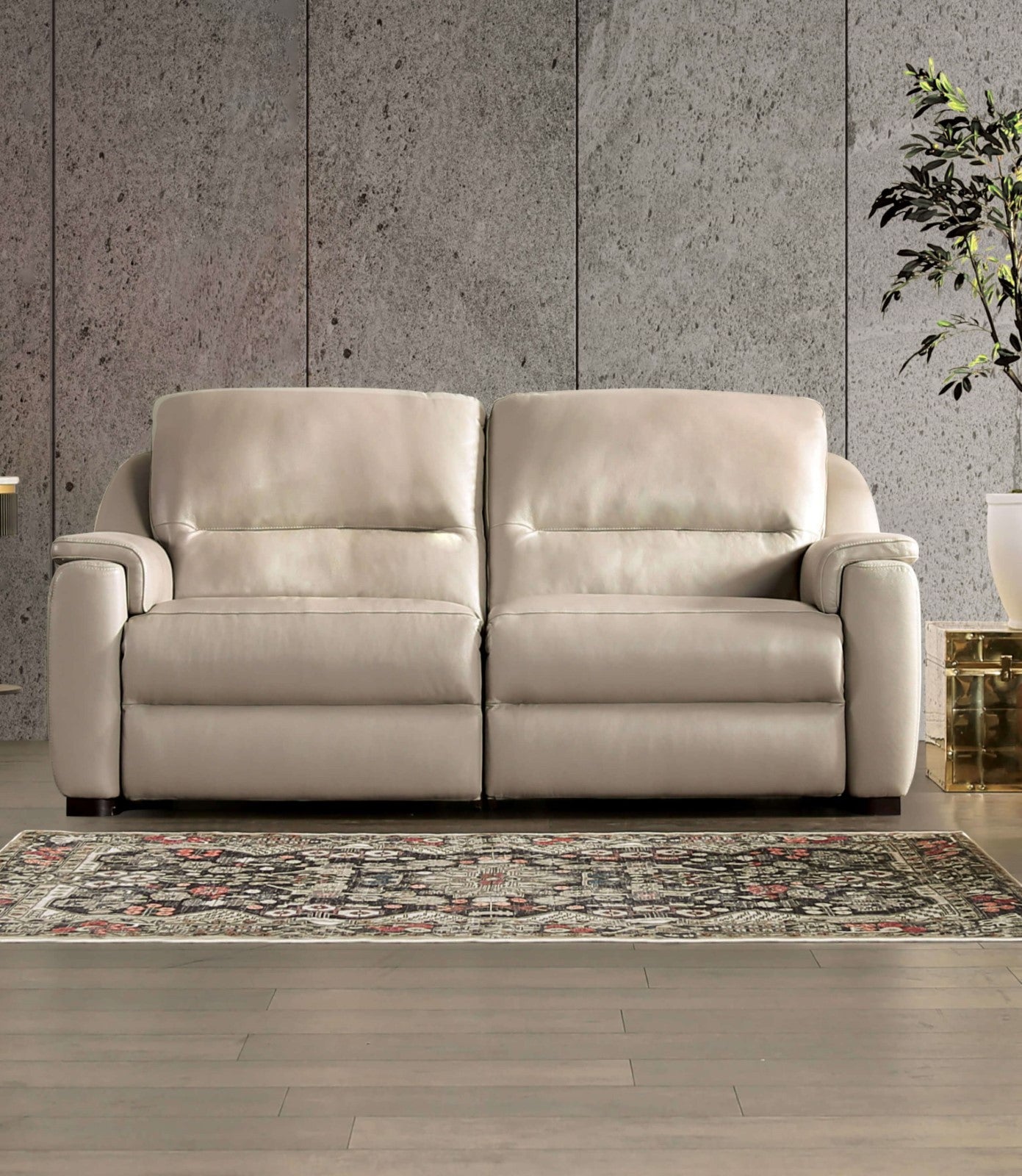 ALTAMURA - Power Loveseat, Taupe - FM90002TP-LV-PM-PK