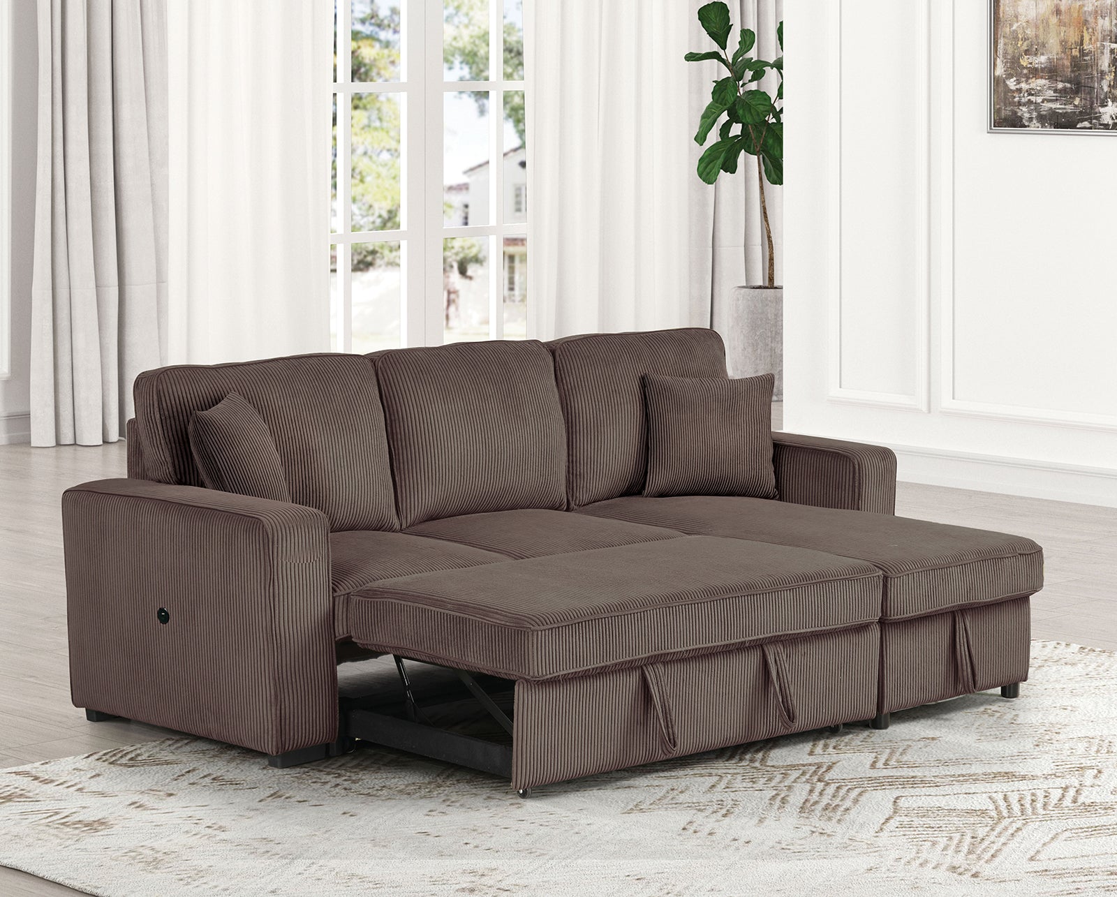 YVES - Sectional - FM6964BR-SECT