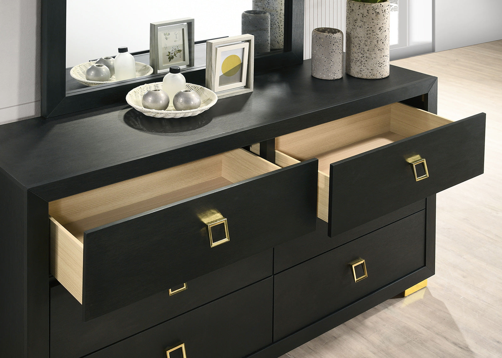 LATIMER - Dresser, Black - FM7270BK-D