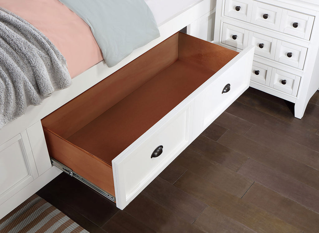 CASTILE - Cal.King Bed - CM7413WH-CK-BED