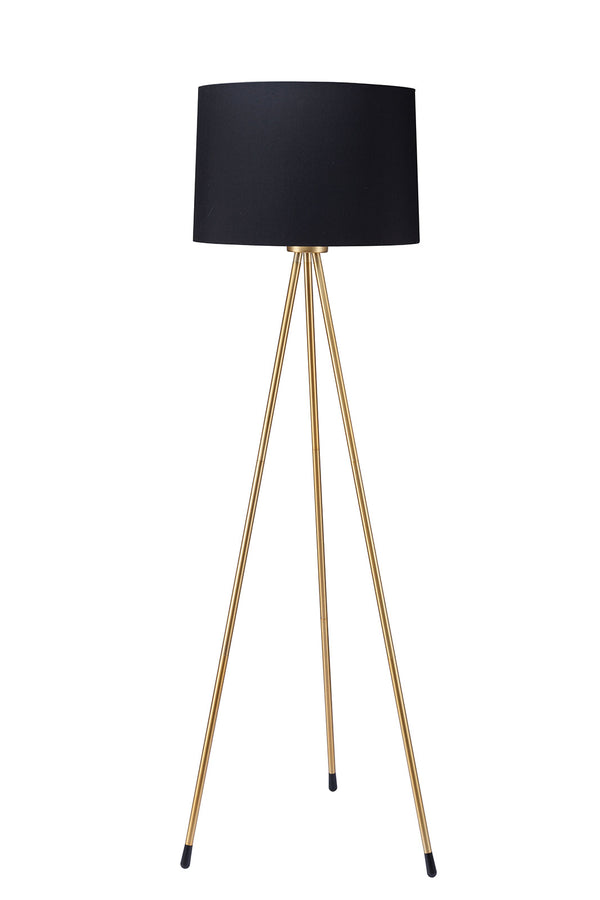 ZERA - Floor Lamp, Black/Gold - L731181-BK