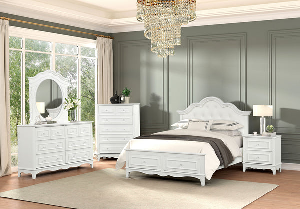NAUCALPAN - 5 Pc. Twin Bedroom Set w/ 2NS - FM7456WH-T-5PC-2NS