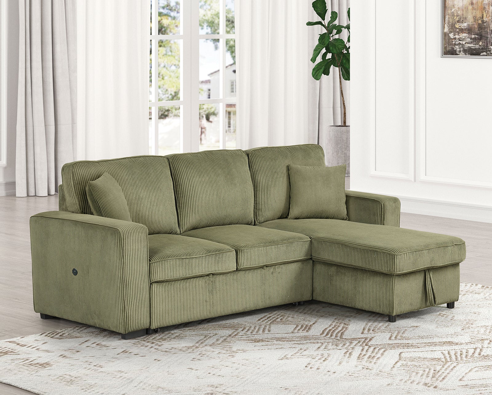 YVES - Sectional - FM6964GR-SECT