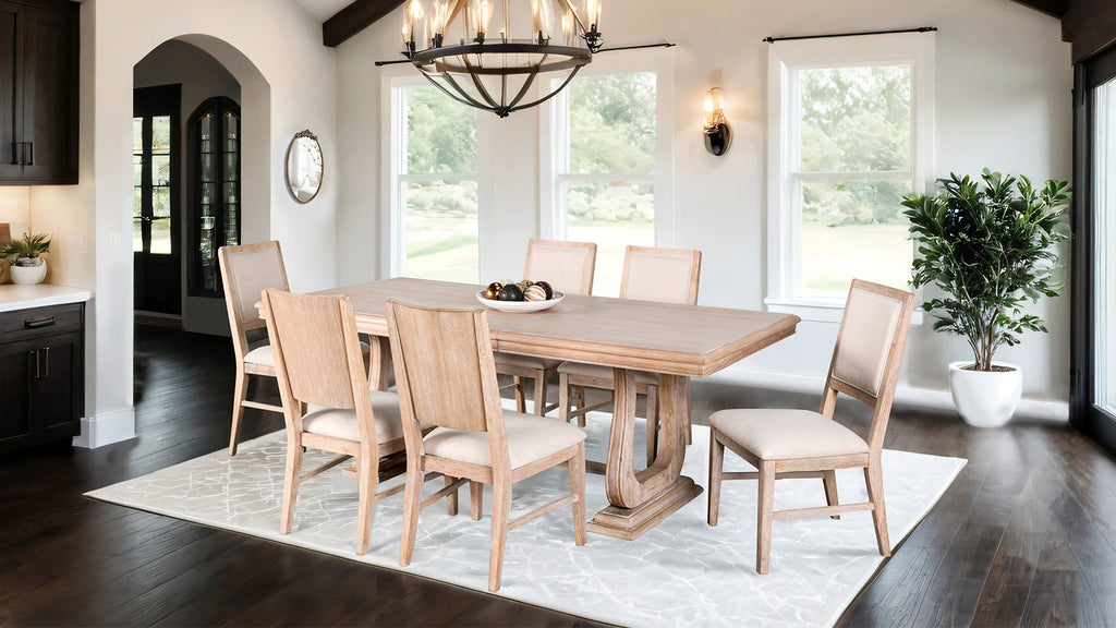 ORBETELLO - 7 Pc. Dining Table Set - FM3601NT-T-7PC