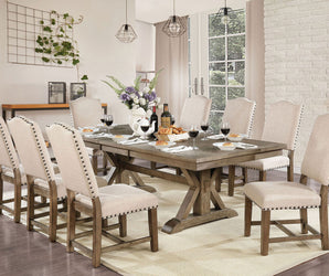 JULIA - 9 Pc. Dining Table Set - CM3014T-9PC