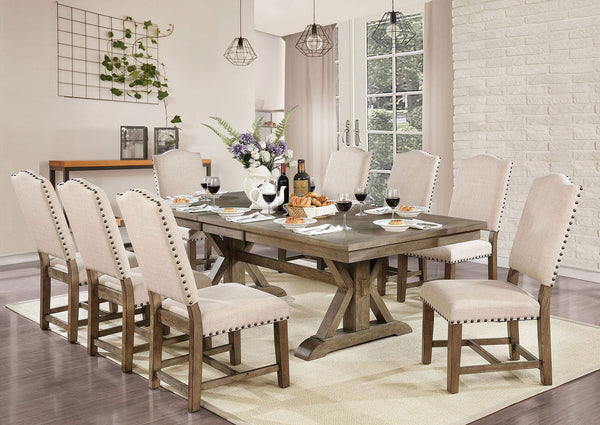JULIA - 9 Pc. Dining Table Set - CM3014T-9PC