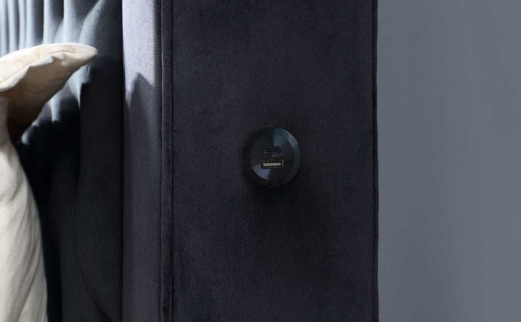 ETHEREA - E.King Bed - CM7482BK-EK-BED