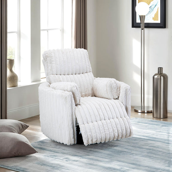 BELPER - Power Glider Recliner w/ Swivel - FM-AC8018WH-PM
