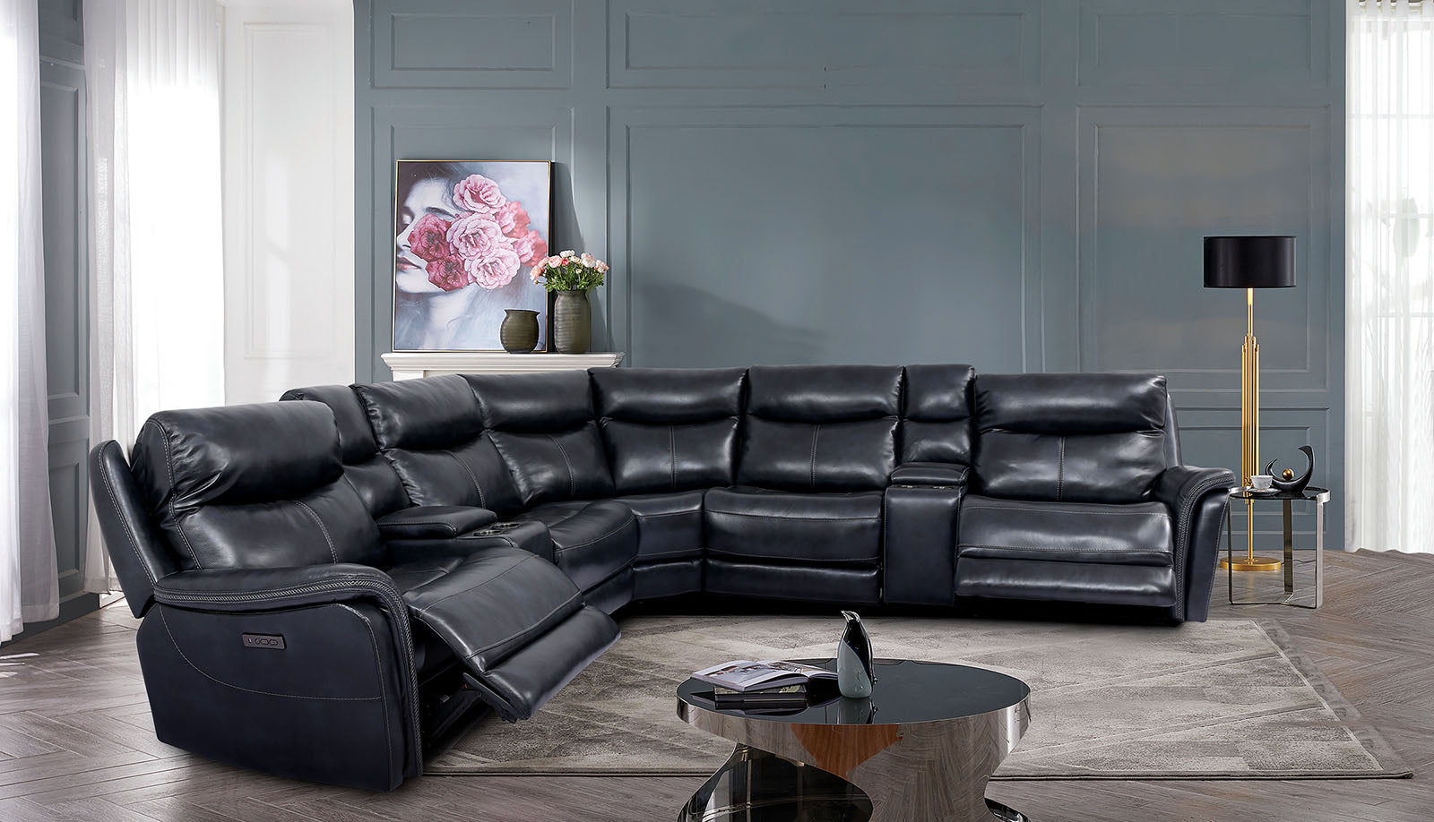 BRAYLEE - Power Sectional - CM9904-SECT