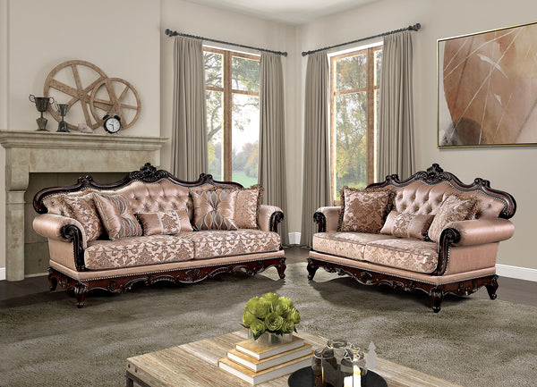 VERACRUZ - Sofa + Loveseat - FM65002BR-2PC