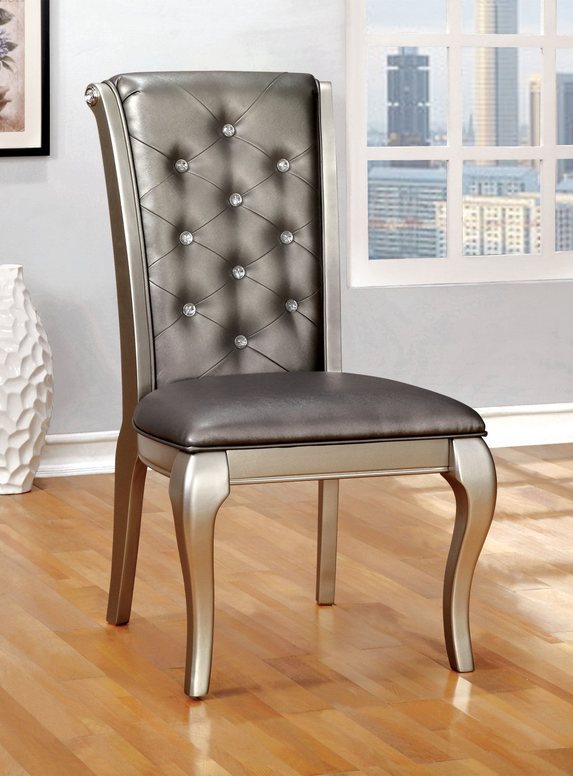 AMINA - 9 Pc. Dining Table Set - CM3219T-9PC