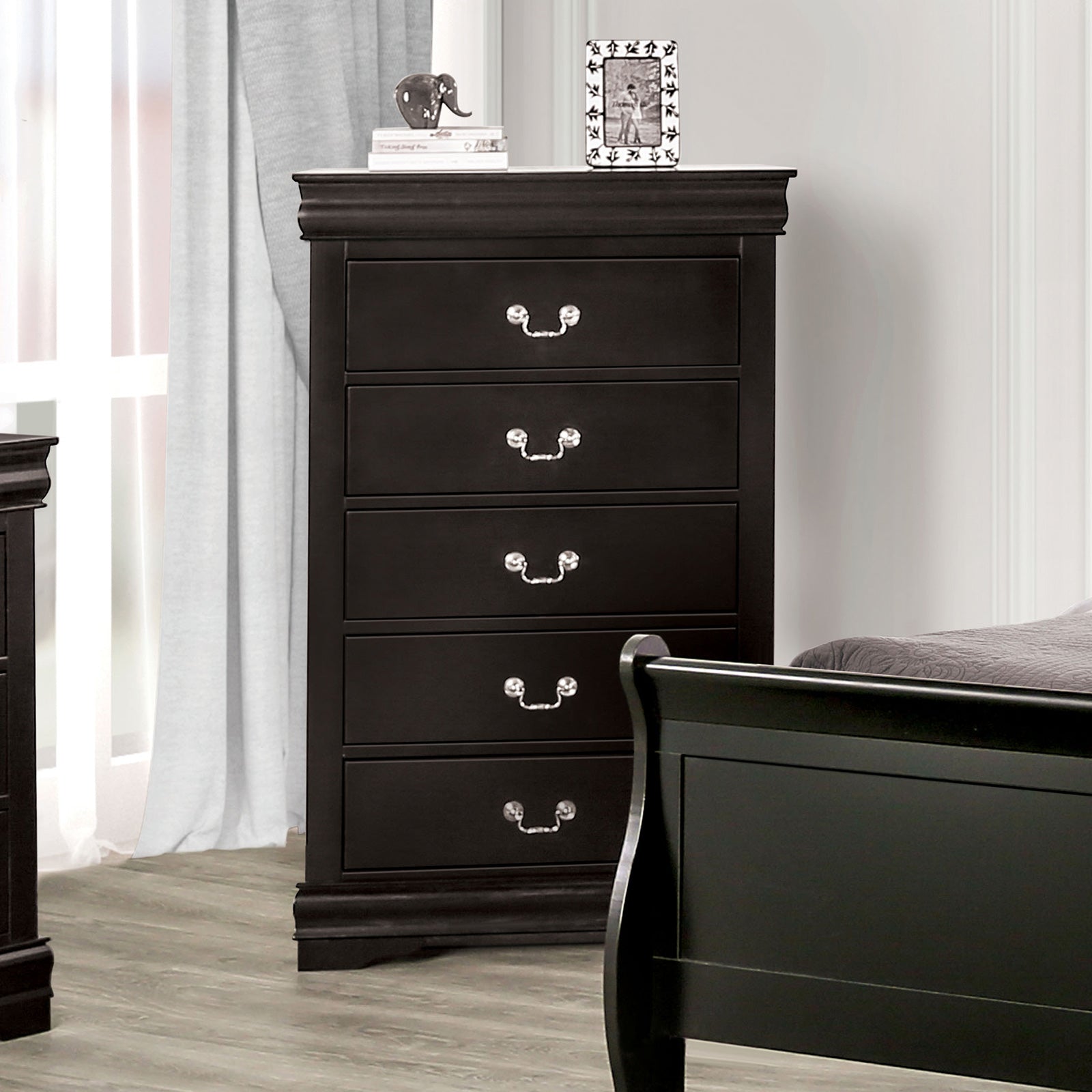 LOUIS PHILIPPE - Chest, Black - FM7866BK-C