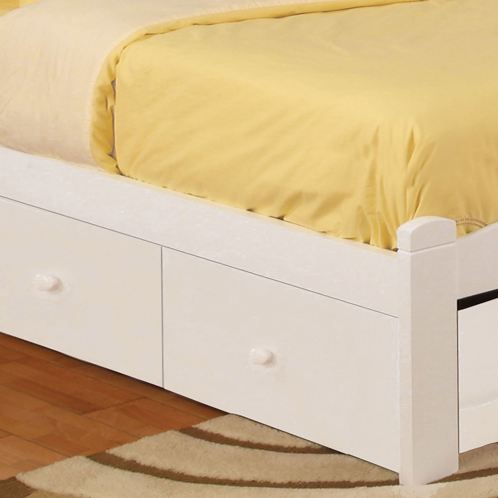 CAREN - 4 Pc. Twin Bedroom Set - CM7902WH-T-4PC