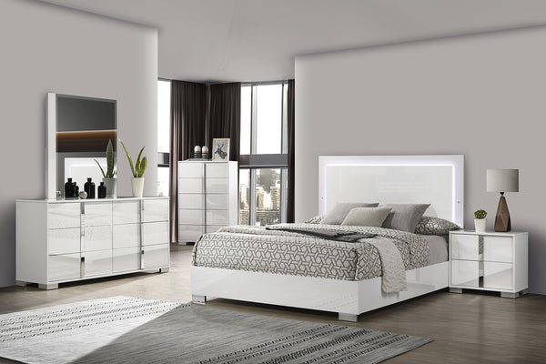 SINISTRA - 4 Pc. Queen Bedroom Set - FM7211WH-Q-4PC