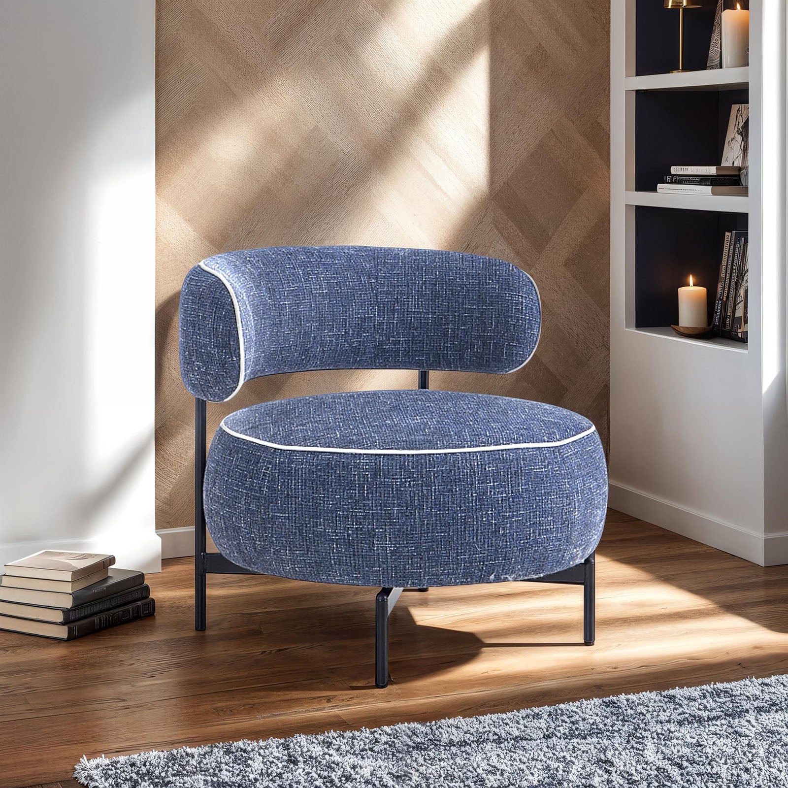 FLORENS - Swivel Chair - FM-AC8015BL