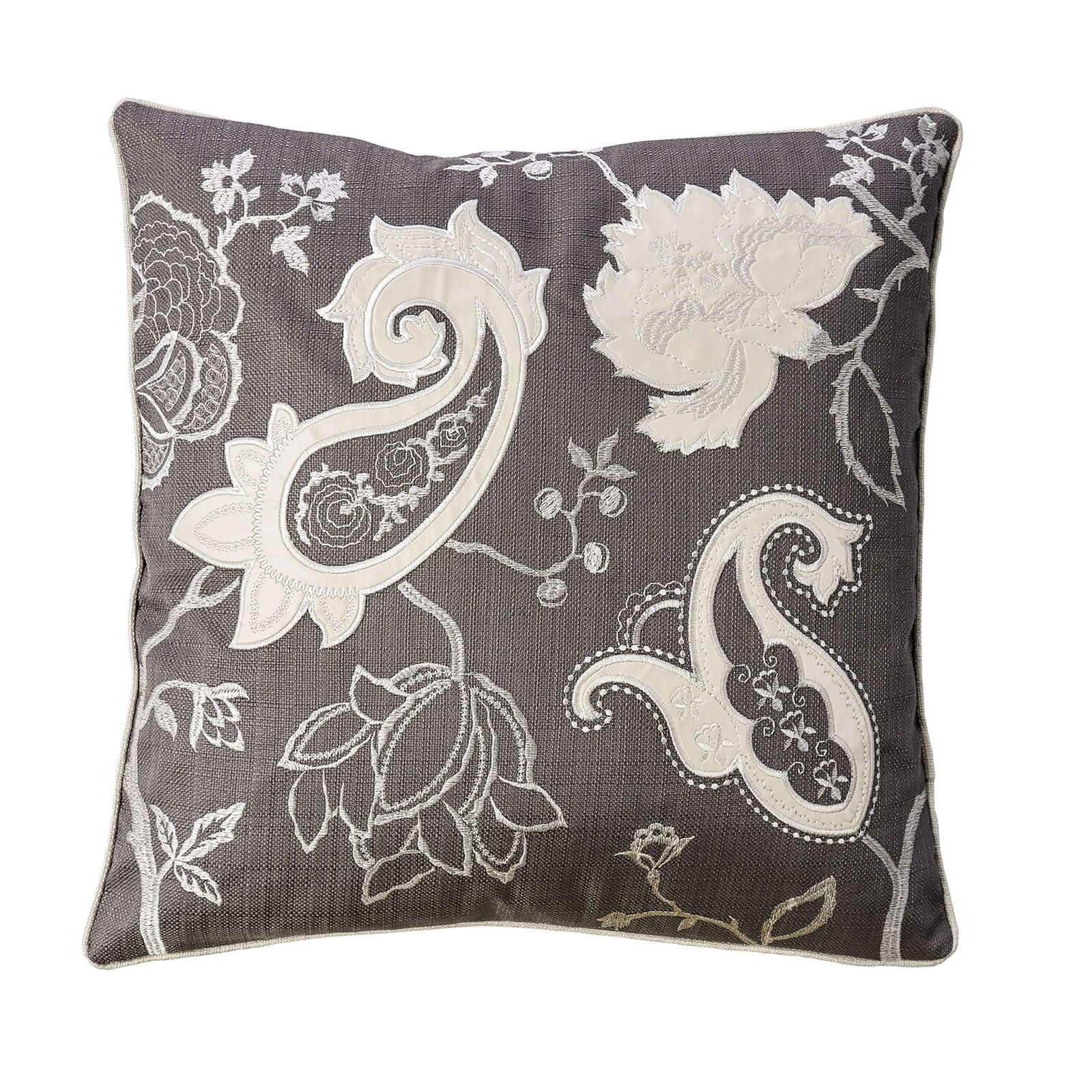 NANA - 20" X 20" Pillow, Gunmetal (2/CTN) - PL8013-2PK