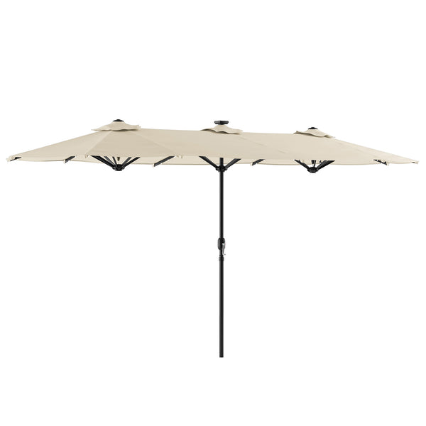MUSA - Rectangular Market Umbrella, Canvas Stone - GM-3007CS