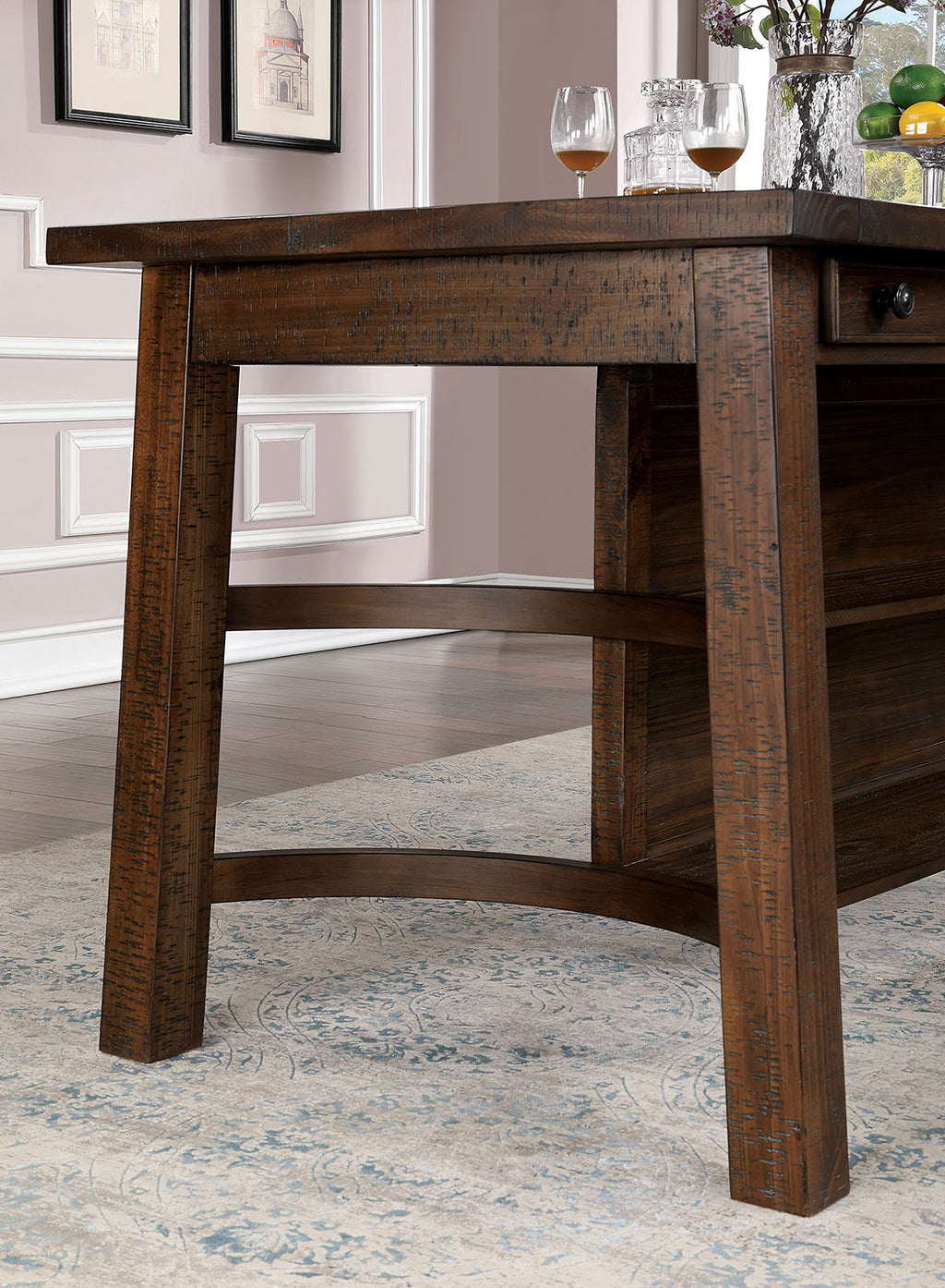 FREDONIA - 6 Pc. Counter Ht. Table Set w/ 2 PC + PBN+ 2 BC - CM3902PT-6PC