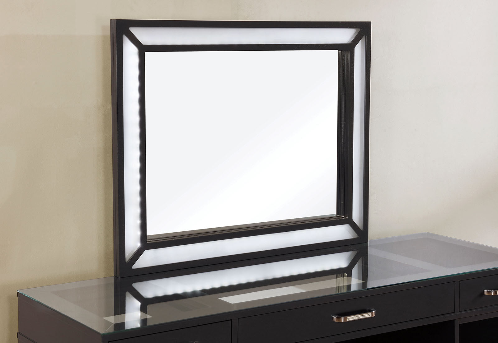 VICKIE - Vanity Set, Gray - FOA-DK5684DG-PK